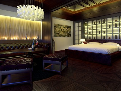 Hotel Interior - 3D render